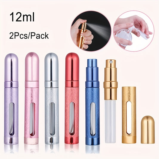 Two 12ml spray perfume bottles for easy application.