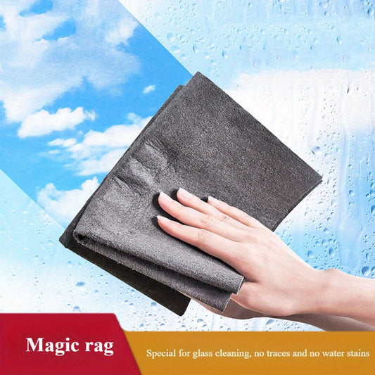 Magic Microfiber Cleaning Cloth - Perfect for Glass, Mirrors, and Kitchen Surfaces! Reusable, Ultra-Absorbent, and Streak-Free with No Water Marks