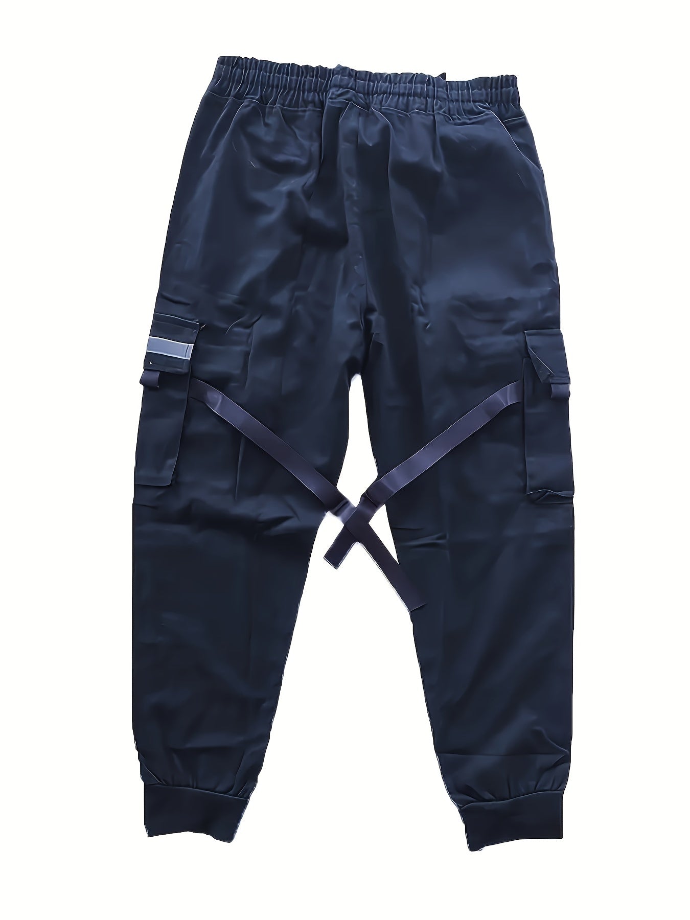 Stylish men's cargo pants with multiple flap pockets, perfect for outdoor activities and work.