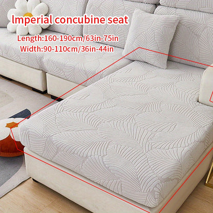 Non-slip elastic sofa slipcover protects furniture year-round in any room.