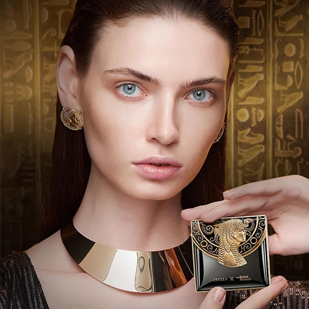 ZEESEA Pressed Powder: Long-lasting oil control with brightening effects for all skin tones.