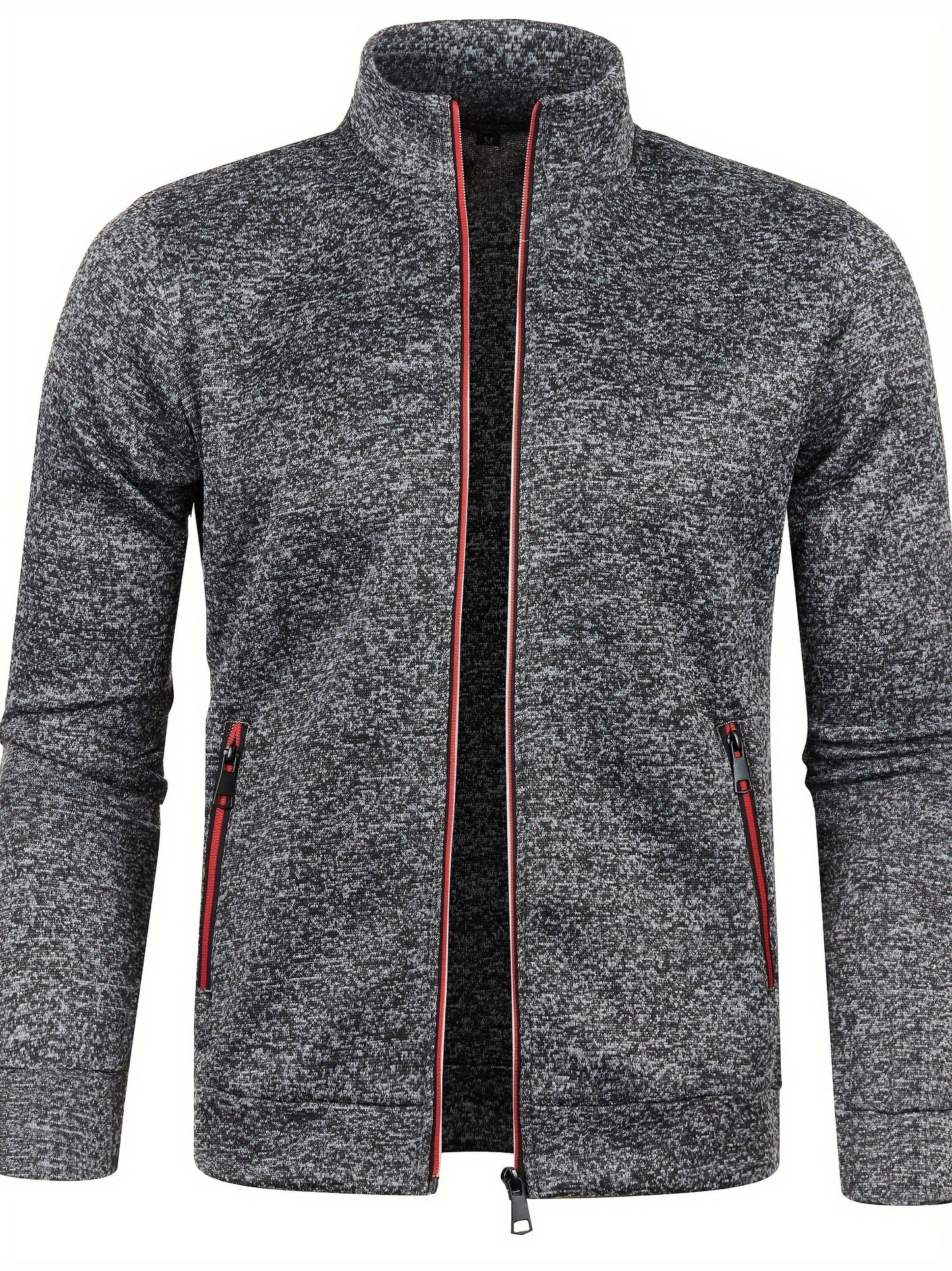 Stylish Men's Zip-Up Cardigan for Fall/Winter