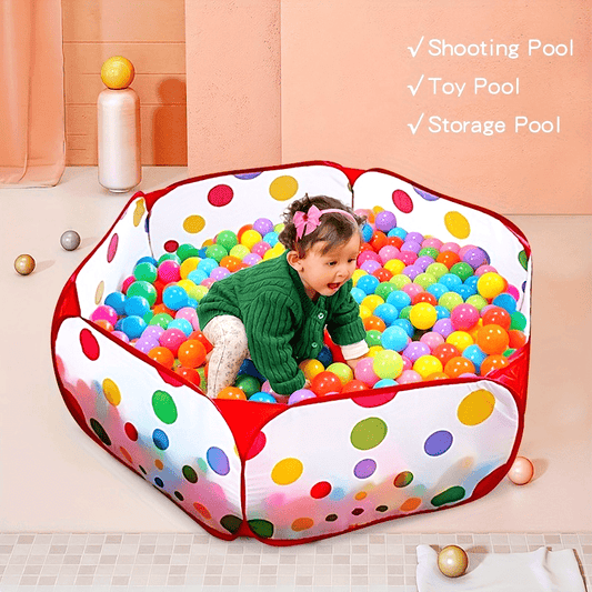 Introducing the UNICHERRY 121.92cm Pop-Up Ball Pit - a spacious play tent and crawling playpen for youngsters! This versatile toy is perfect for both indoor and outdoor fun, making it an ideal gift for young children. Featuring a charming floral design