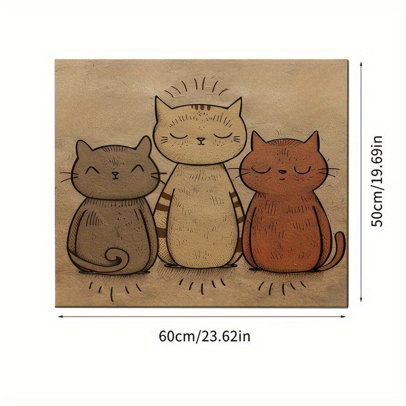 1pc Cute Cat Pet Placemat for Cats and Dogs, Suitable for All Seasons and Easy to Care.