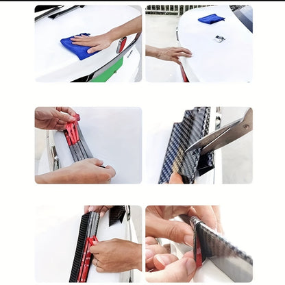 Universal Tail Wing for Cars, Free Punching and Sticking, Creative Three-Section Design