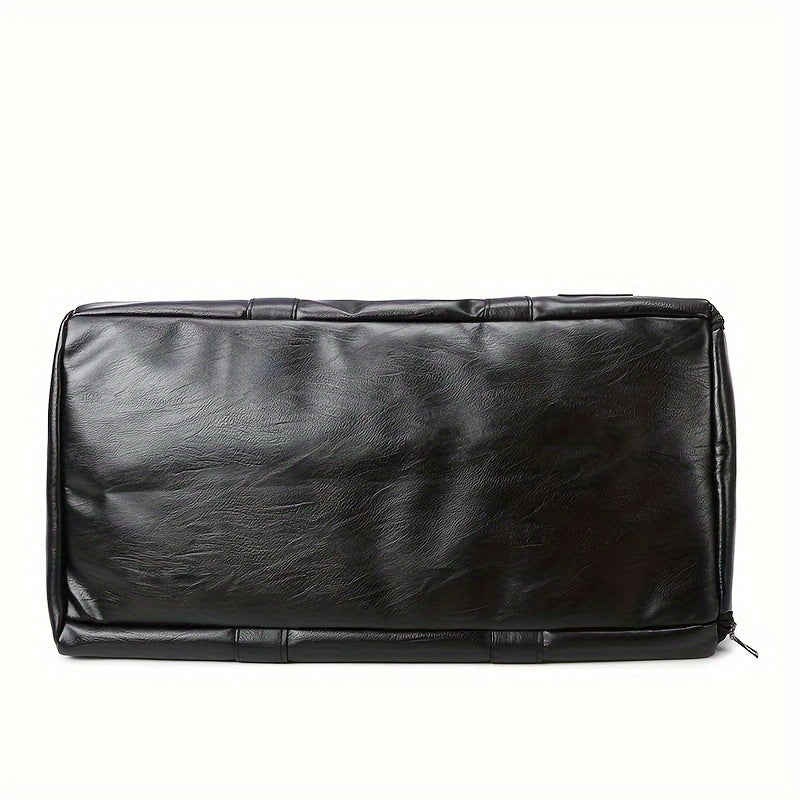 Spacious PU travel tote for short trips and business, lightweight and stylish.