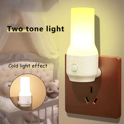 Switch Warm Light LED Night Light for Living Room or Bedroom