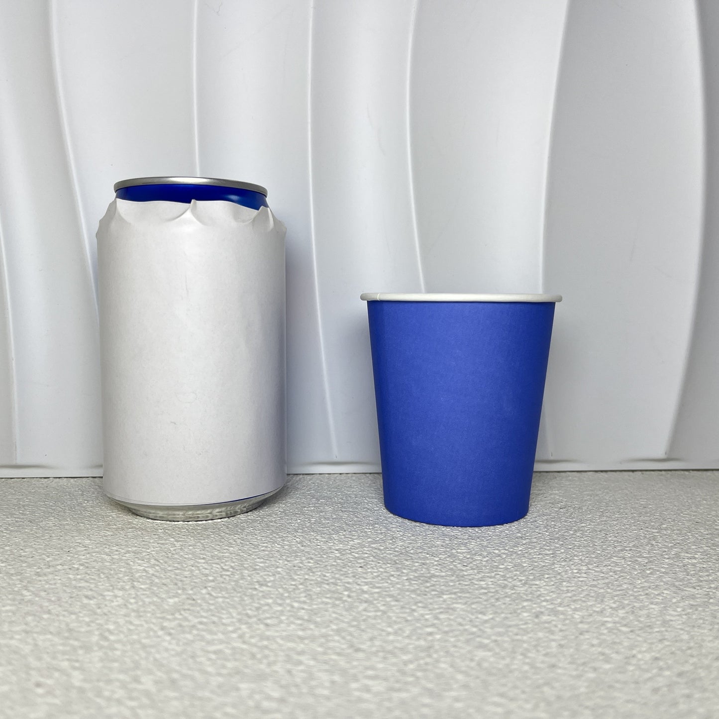 High-Quality Dark Blue Disposable Paper Cups - 7oz Size: Perfect for Coffee, Tea, Parties & Picnics - Thick Material for Anti-Scald Protection with Food Grade Approval