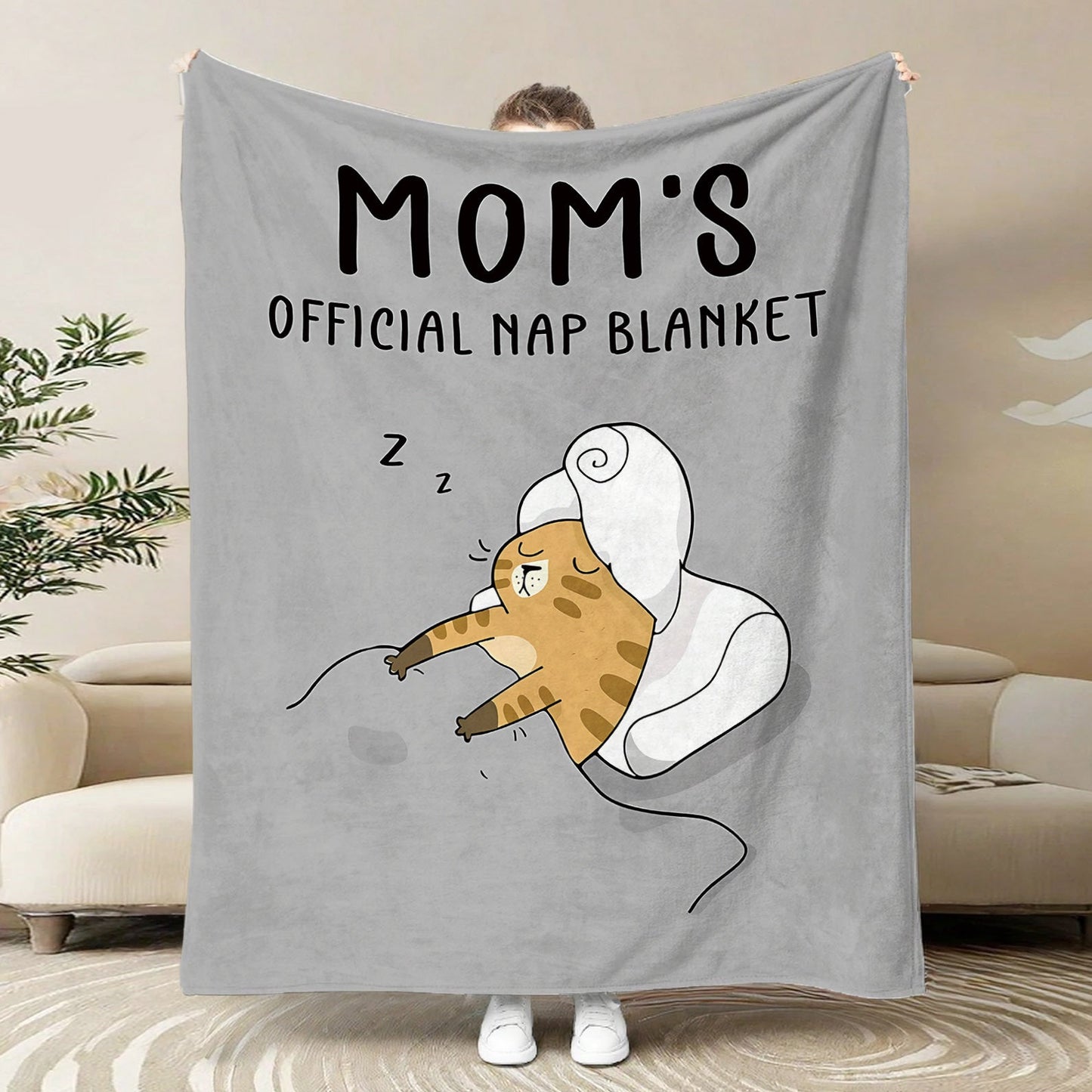 Animal Elements 1pc Gift Blanket for Mom, Perfect Gift for Mom from Daughter or Son. Ideal for Birthday, Mother's Day, Christmas, and Valentine's Day. Printed Flannel Blanket for ultimate comfort on Bed, Sofa, Office, or during Camping trips.