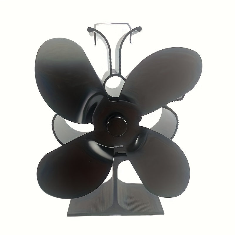 Introducing the 2023 New Thermal Power Fireplace Fan, Model 379, also known as the Butterfly Model. This popular style features a 4-blade design that is self-starting and high-temperature-resistant. Perfect for heating fans in your home, hotel rooms, or