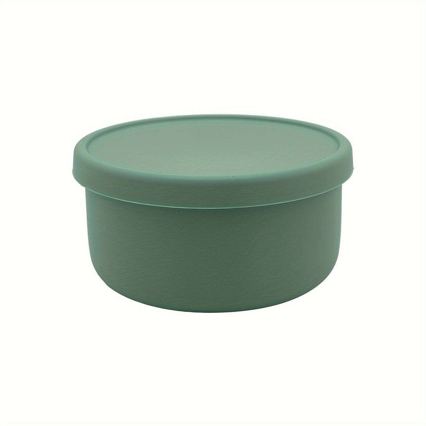 Multi-functional Storage Container made of Silicone - Does not contain BPA, can be used in the Microwave and Freezer. Ideal for storing Fruits, Vegetables, and Lunch items. Circular Kitchen Container with a convenient Flip-Top Cover.