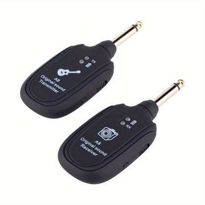 Electric guitar wireless pickup transmitter receiver.