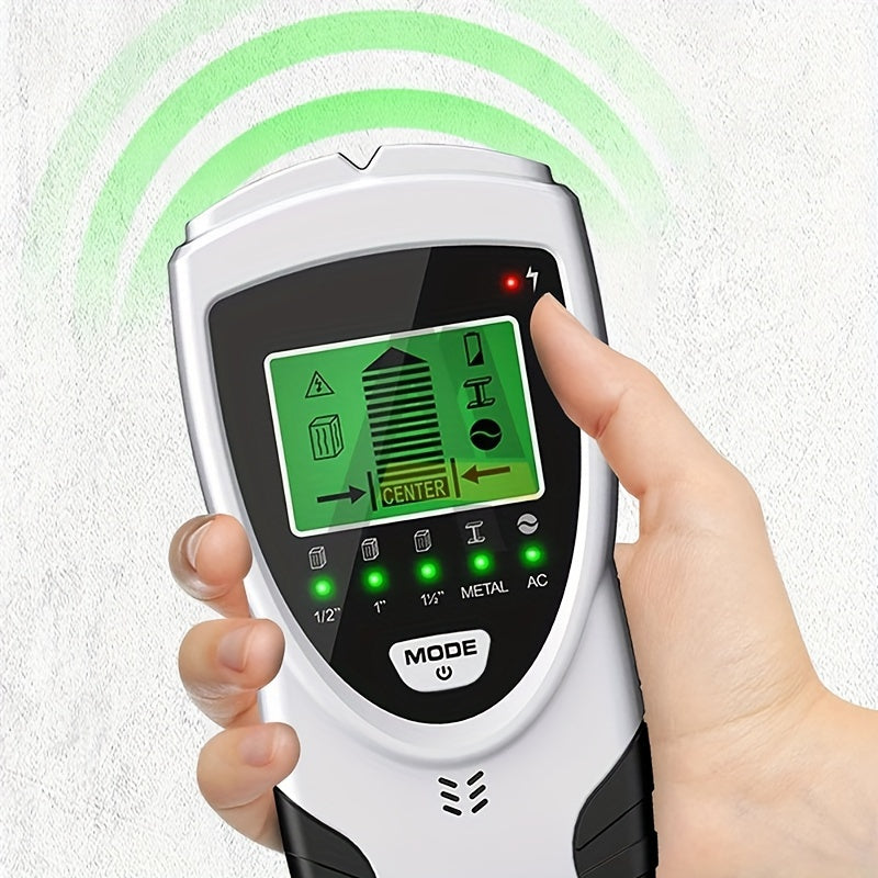 SH301 Wall Scanner accurately detects wood, metal, and wires with LED LCD display.