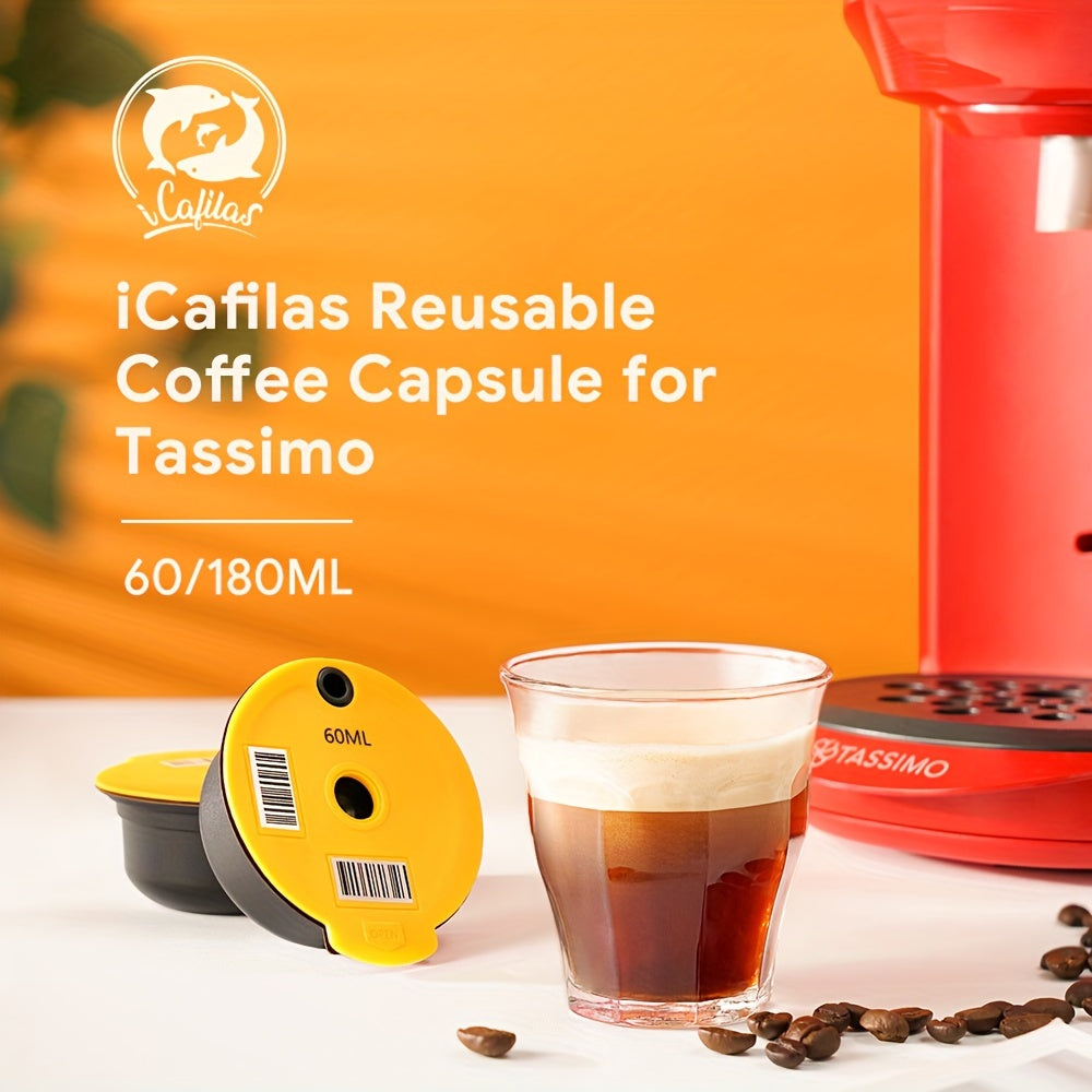 Bosch Tassimo Compatible Reusable Plastic Coffee Capsules.