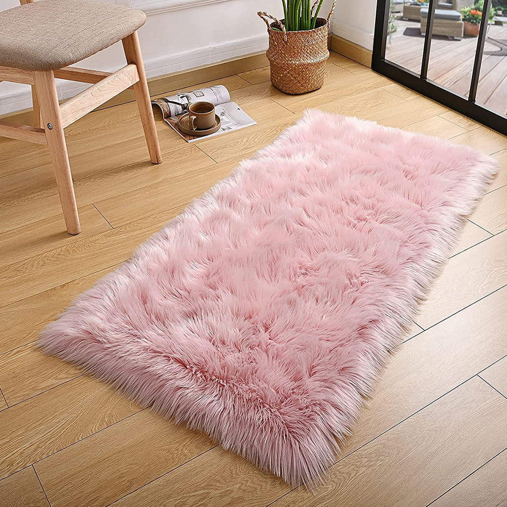 Plush Carpet Rug Perfect for Home Decor - Luxuriously Soft and Fluffy for Any Room in Your House