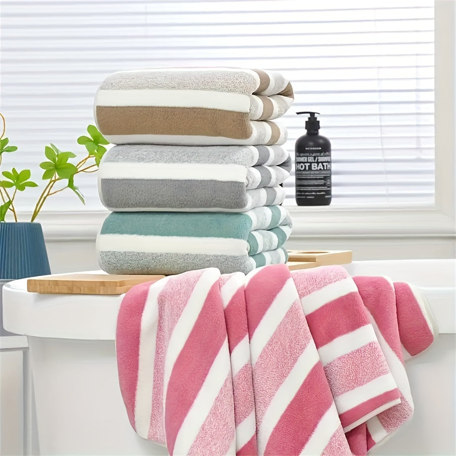 Set of 12 soft and thick microfiber towels ideal for home bathroom, quick-dry absorbent, 85% polyester, 15% nylon, 300gsm, woven wash cloths.