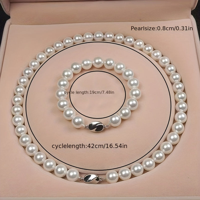 Stylish Freshwater Pearl Necklace, Ideal for Everyday or Special Occasions, Adds a Touch of Luxury to Your Outfit, Versatile and Elegant Fashion Accessory, Great for Weddings, Parties, or Gifts for Valentine's Day.