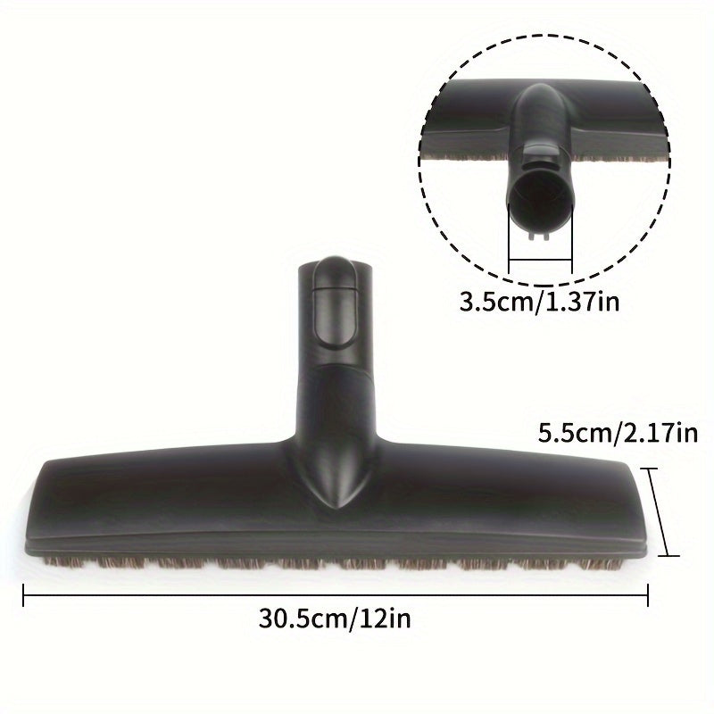 Durable plastic replacement spares for 1pc universal vacuum cleaner brush nozzle. This anti-collision smooth floor horsehair attachment is compatible with a wide range of vacuum models including S8, S6, S5, S4, S2, S1, C1, C2, C3, H1, Complete, Compact