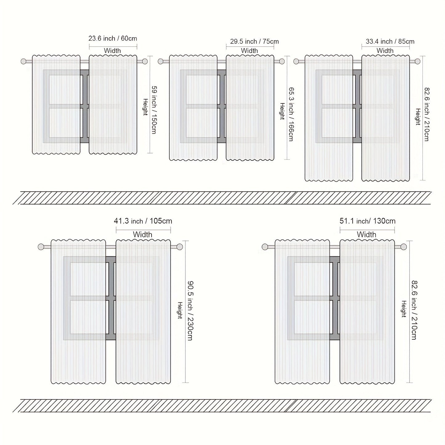 Set of two Eyelash Printed Curtains, Rod Pocket Window Treatments ideal for Bedroom, Office, Kitchen, Living Room, Study, and Home Decor. Enhance your room with stylish and aesthetic decorative curtains.