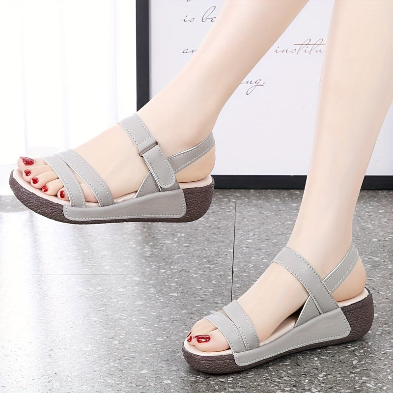 Women's open-toe sponge cake bottom fairy sandals