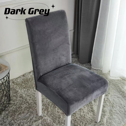 Durable spandex chair cover fits 44.96-59.94cm dining chairs. Perfect for dining room or wedding banquet. Easy care, machine washable.