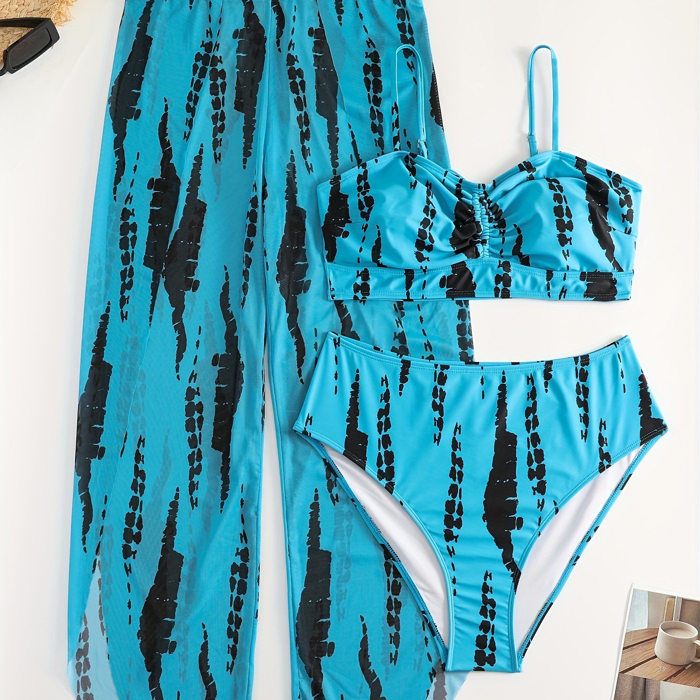 3pcs Swimsuit Set in Large Size