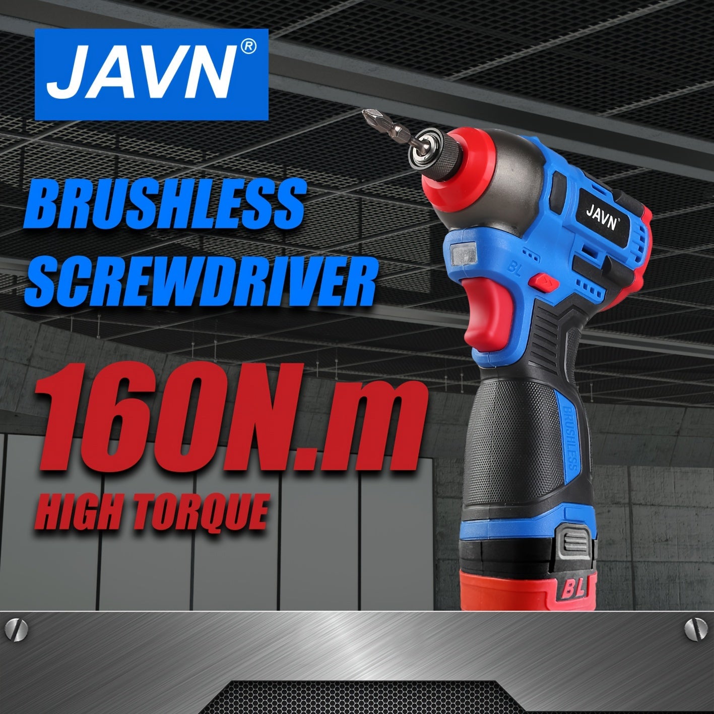 1 Set JAVN 16V Electric Mini Drill Screwdriver, Cordless Household Power Tool