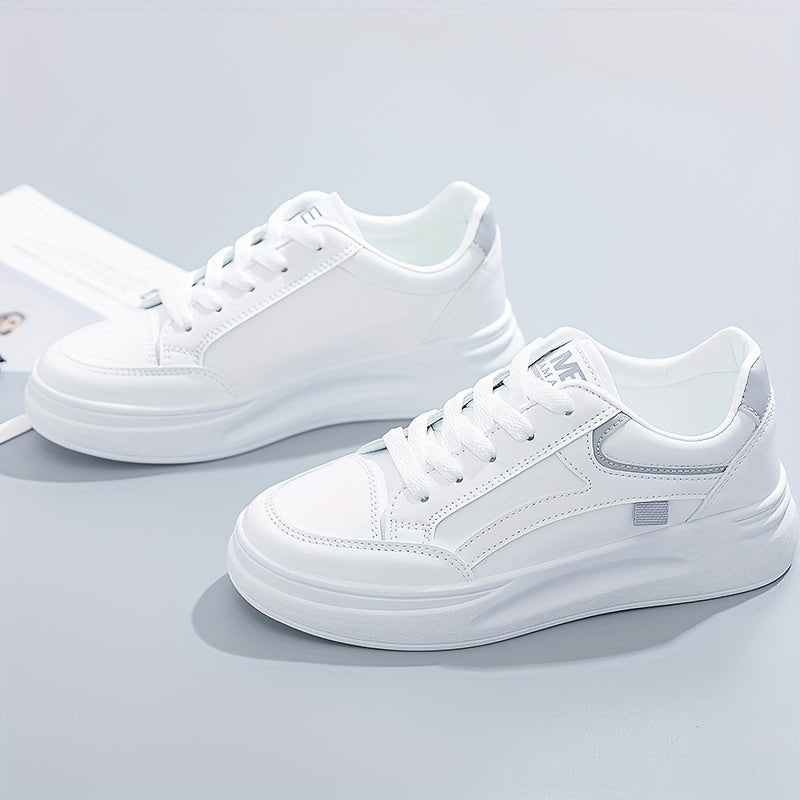 Girls platform sneakers, durable and non-slip for all seasons.