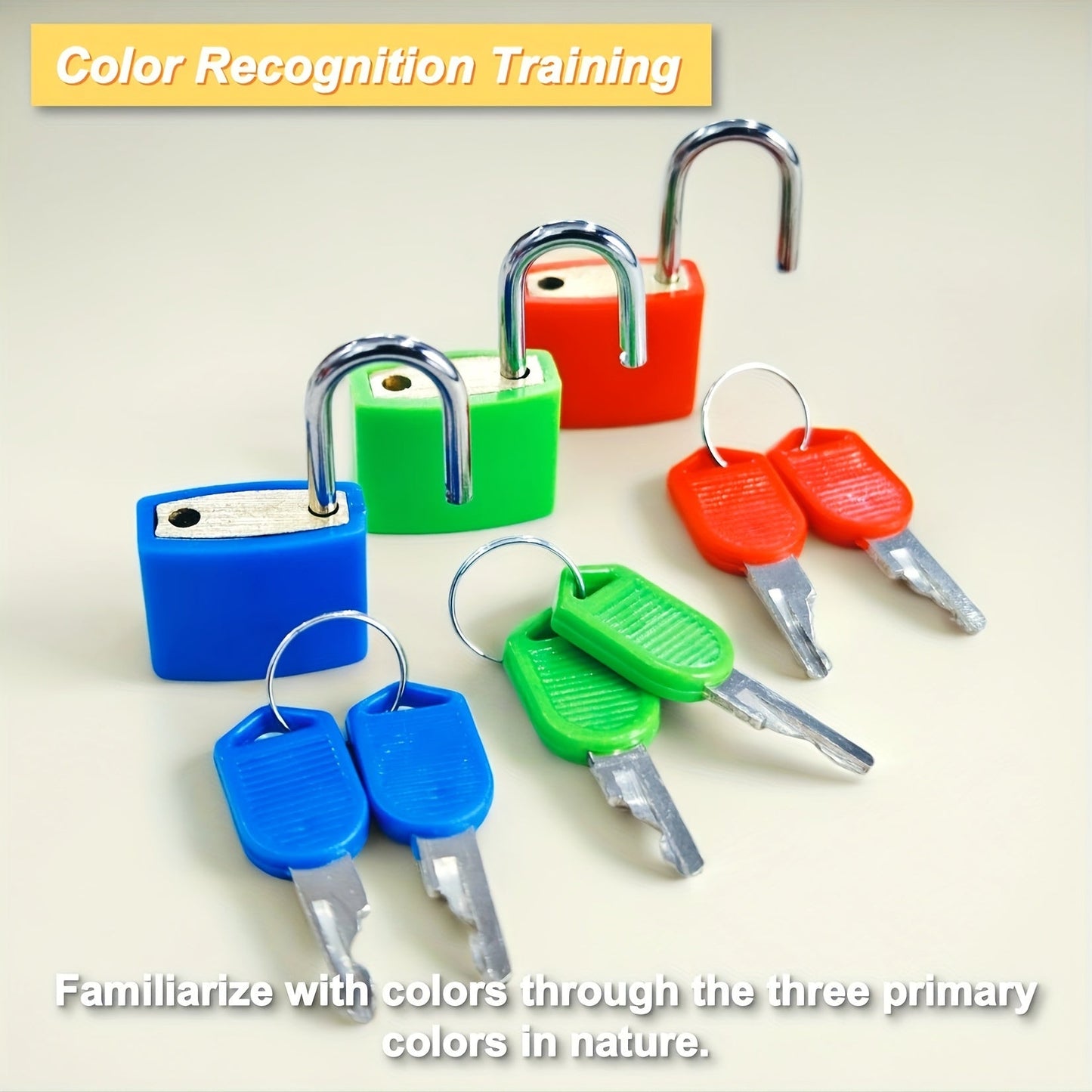 Educational Toys Set: Unlock and Learn with 7 Colorful Locks and Keys - Shape Cognition, Multiple Forms, Perfect for Home School Gift