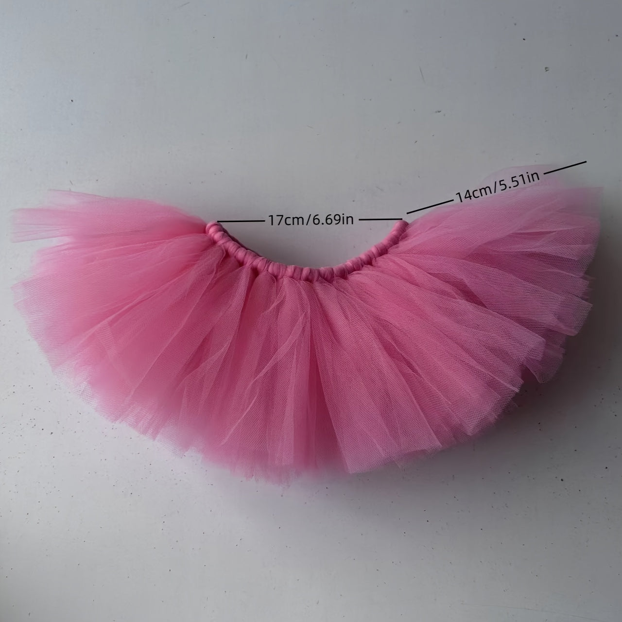 Newborn Girls' Pink Ballet Skirt Set and Floral Headband - Perfect Outfit for Festive Occasions - Includes Puffy Tulle Skirt, Headband, and Nylon Material - Ideal for Birthdays, Photo Props, or Baby Gifts