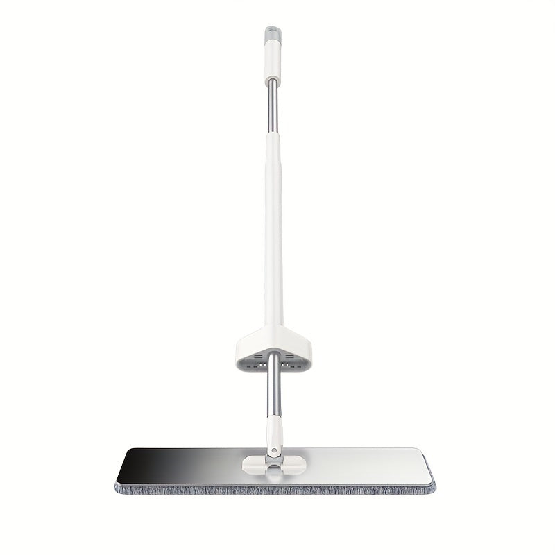 This Stainless Steel Flat Mop with a 180cm Long Handle offers hands-free washing, a durable rotating design, and can be used for both wet and dry cleaning. It comes with 3 reusable pads and is perfect for cleaning in the living room, bedroom, bathroom