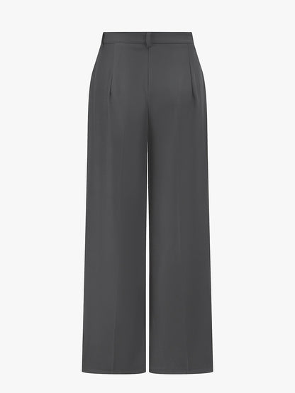 Wide leg pants in solid colors, perfect for spring and summer casual wear.