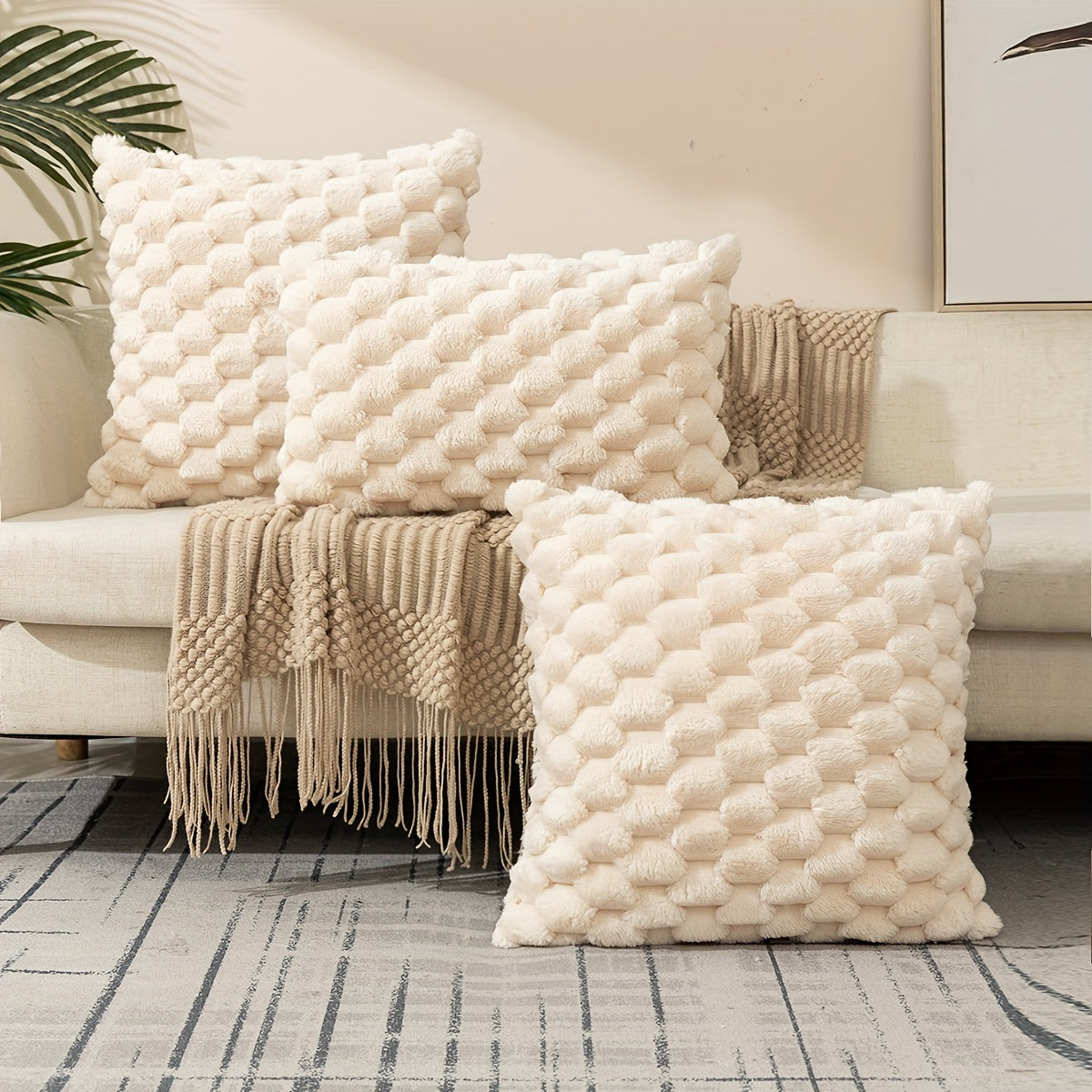 1pc Square Cushion Cover with zipper closure and single-sided print. Perfect for home, room, living, or bedroom decor (pillow core not included).