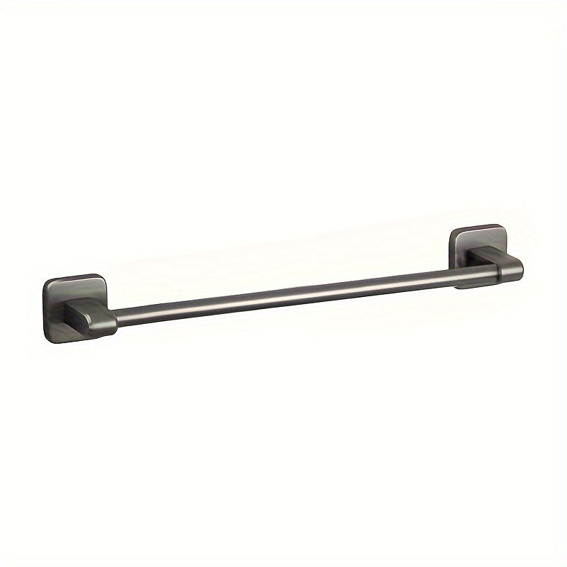 Space-saving self-adhesive towel bar made of rustproof aluminum and durable ABS for easy installation in bathrooms and kitchens. Available in 30/40/50cm options with a sleek modern design, perfect for storage and as a gift decoration.