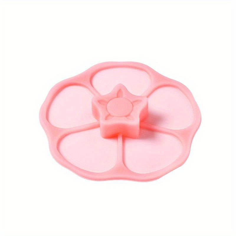 Silicone Cup Lid in the Shape of a Flower - Safe for Food Contact, Leak-Proof, Dust-Proof, Clean Cover for Drinks