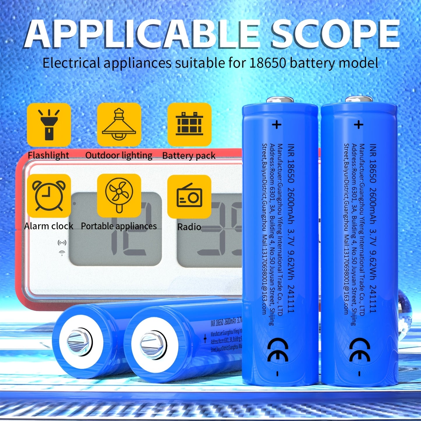 Rechargeable 18650 Battery