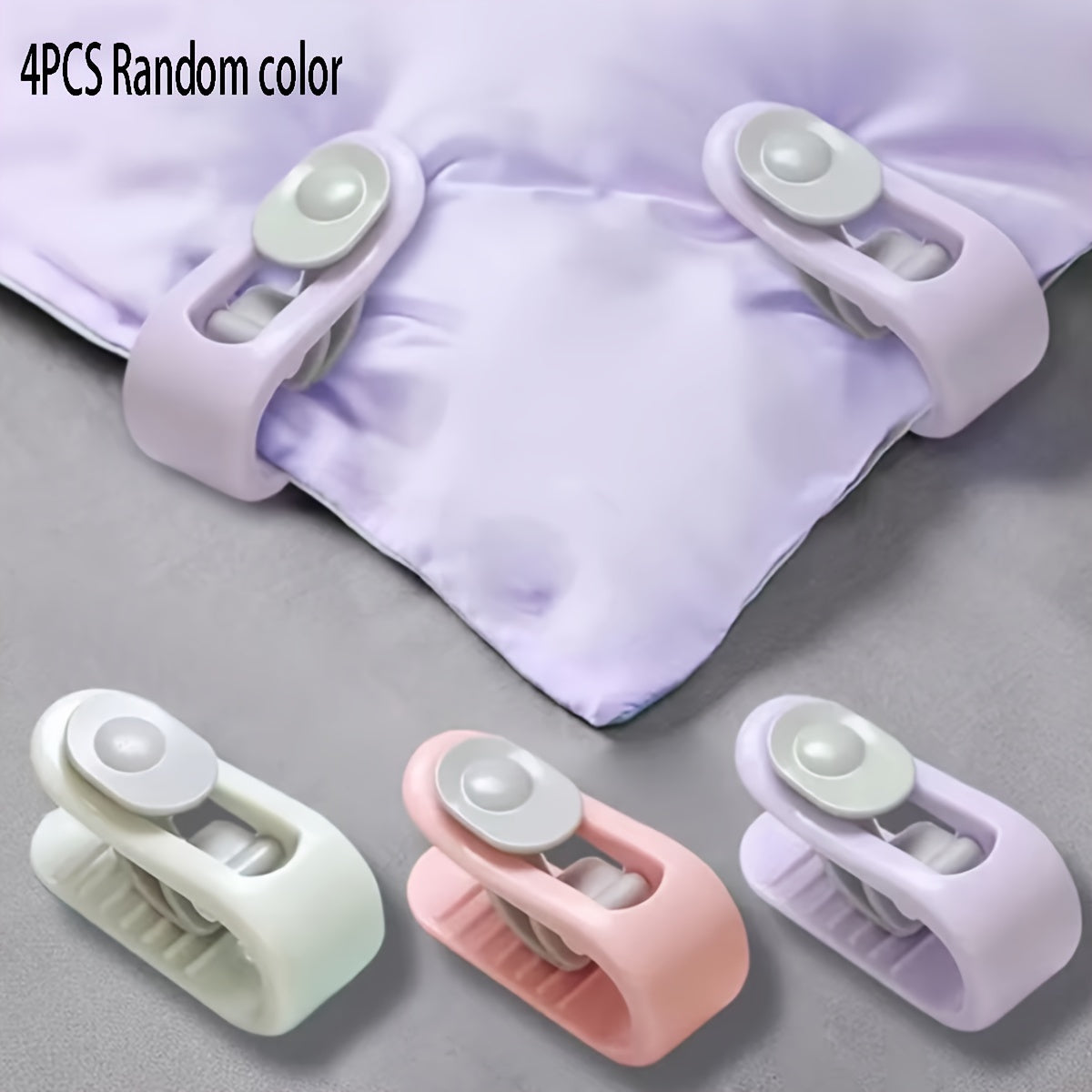 Keep your duvet cover in place and have a peaceful night with the 4/8 piece Quilt Fixer, Sheet Non-slip Clip, Duvet Cover Clip. Prevent your duvet cover from shifting and ensure a comfortable sleep.