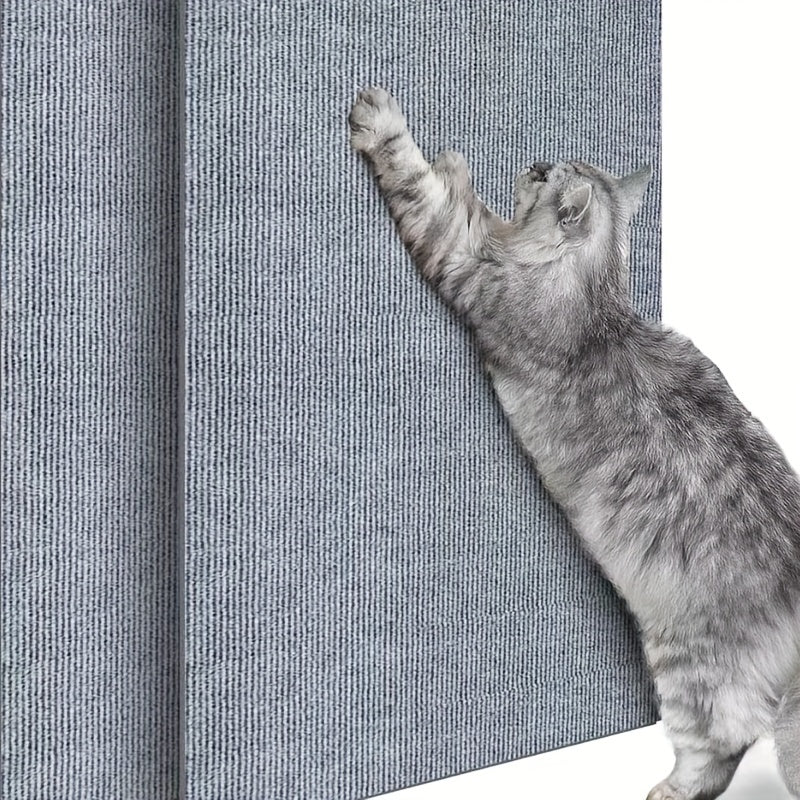 Scratch-resistant sofa protector for cats, made of polyester and plastic blend. Ideal for sofa, chair, and carpet protection against pet damage.