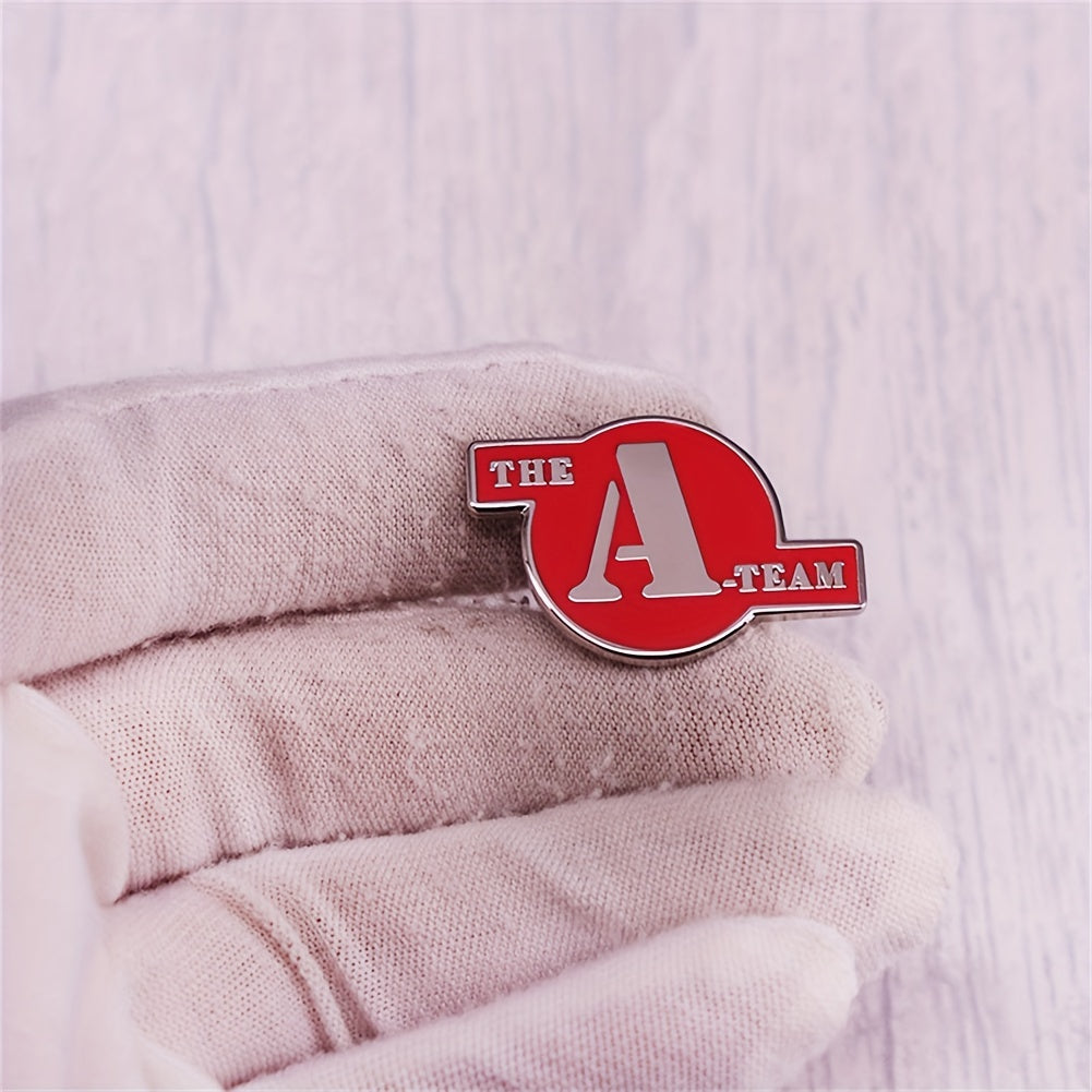 The A-Team has inspired this simple style enamel pin, crafted from alloy with no plating. It is a fashionable accessory perfect for daily wear and can be worn on clothing and hats throughout all seasons. This versatile brooch is a classic TV series