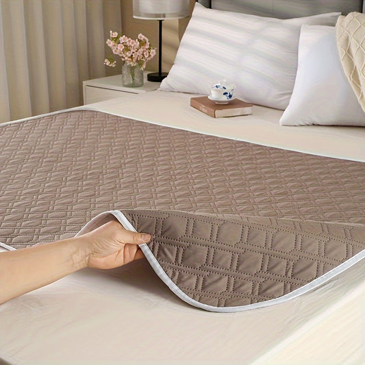 Washable leak-proof mattress for seniors, pets, menstruation, and home use in various sizes and colors.