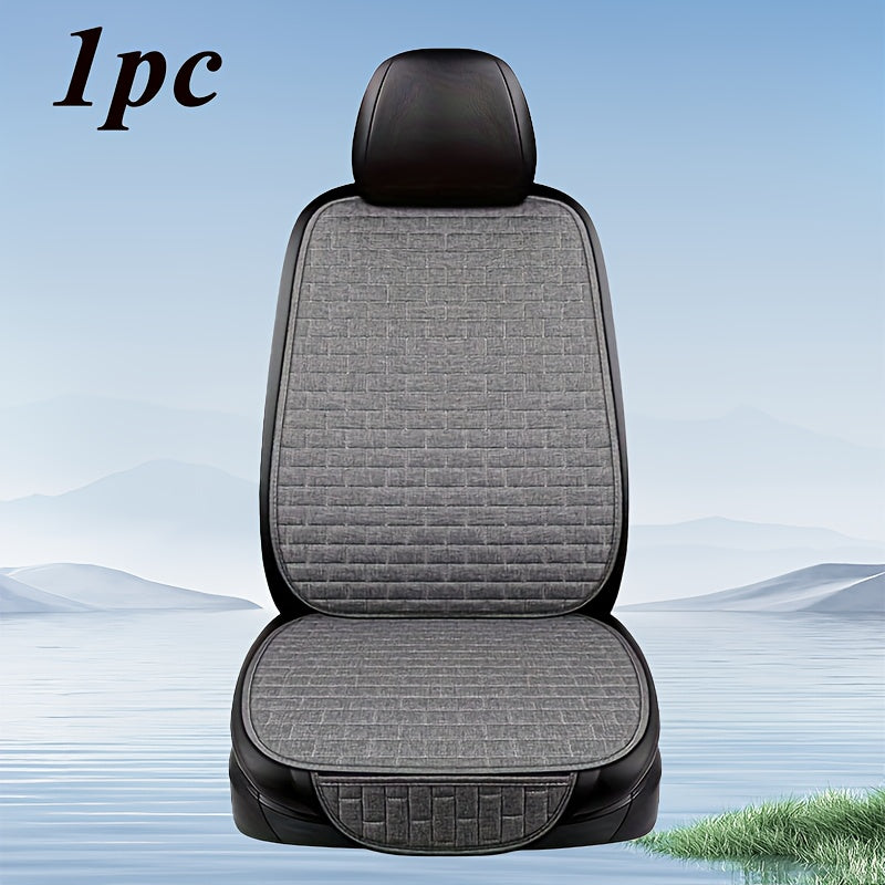 Universal Linen Car Seat Cover protects car seats with comfort.