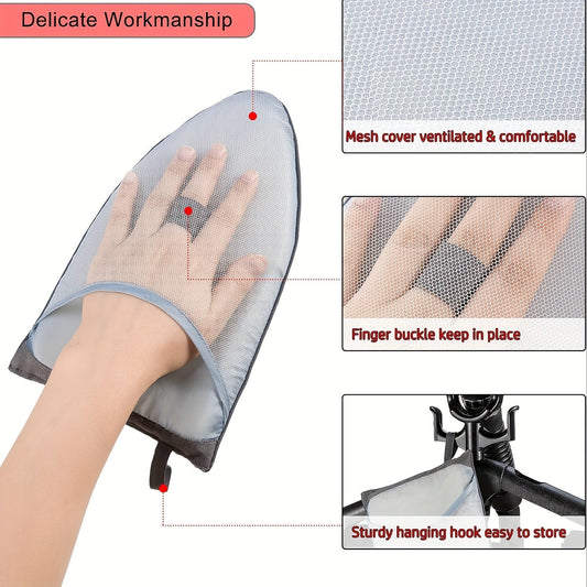 Handheld Mini Ironing Board with Household Electric Function and Sponge Padding, Small Folding Ironing Clothes Board