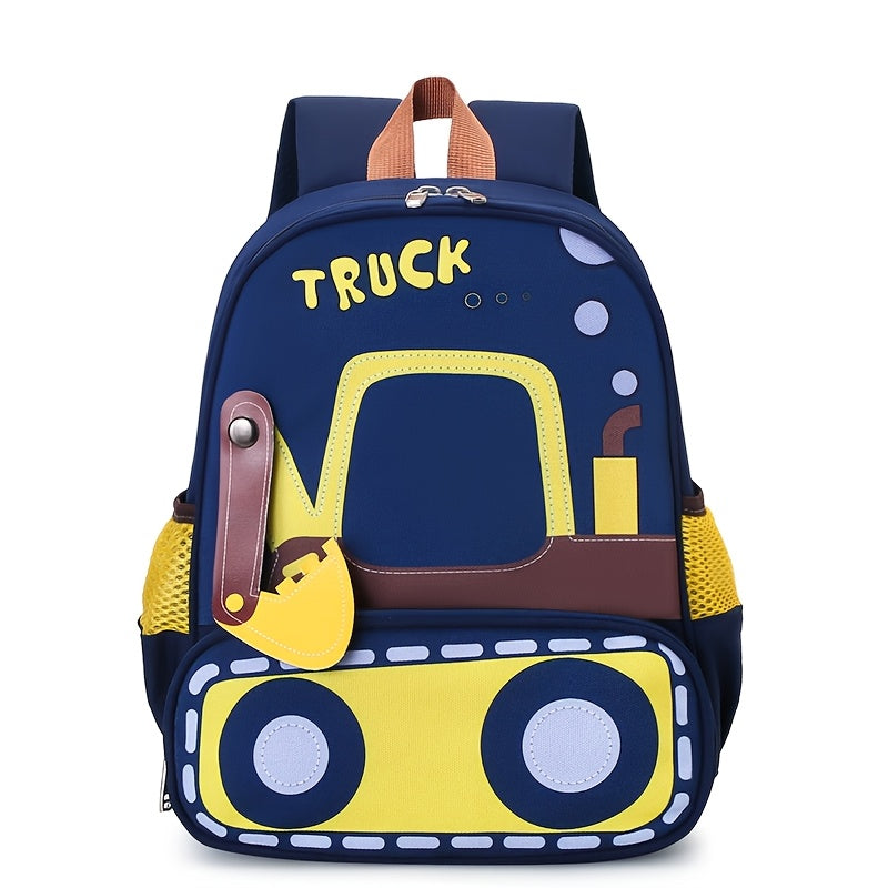 Children's adorable cartoon backpack - Lightweight, waterproof, and stain-resistant with adjustable straps for preschool and kindergarten. ideal for boys and girls aged 6.