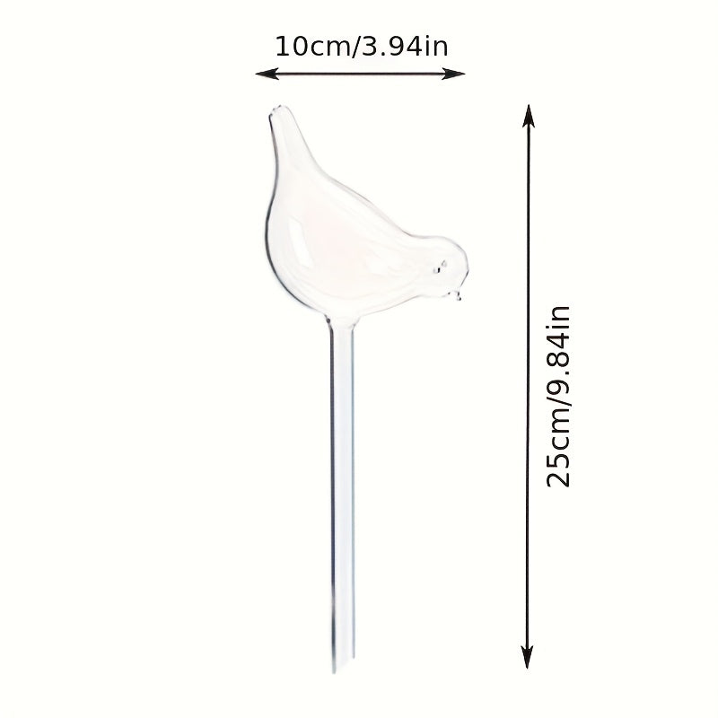 1/3/5 Bird-Shaped Self-Watering Globes for Automatic Flower Watering in Home Gardens.