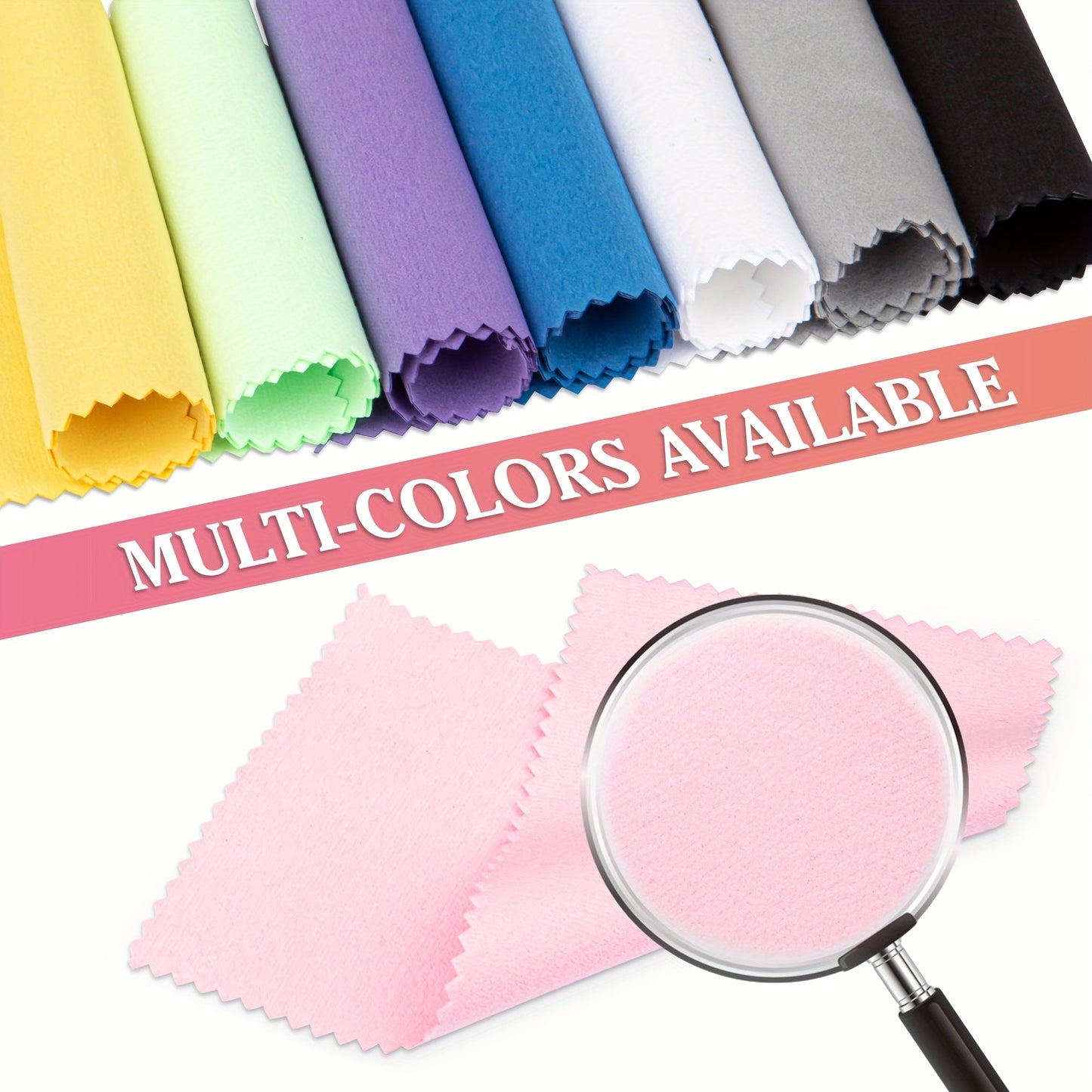 Jewelry Cleaning Cloth Set of 30 Pieces, Individually Wrapped, 8x16cm Polishing Cloth