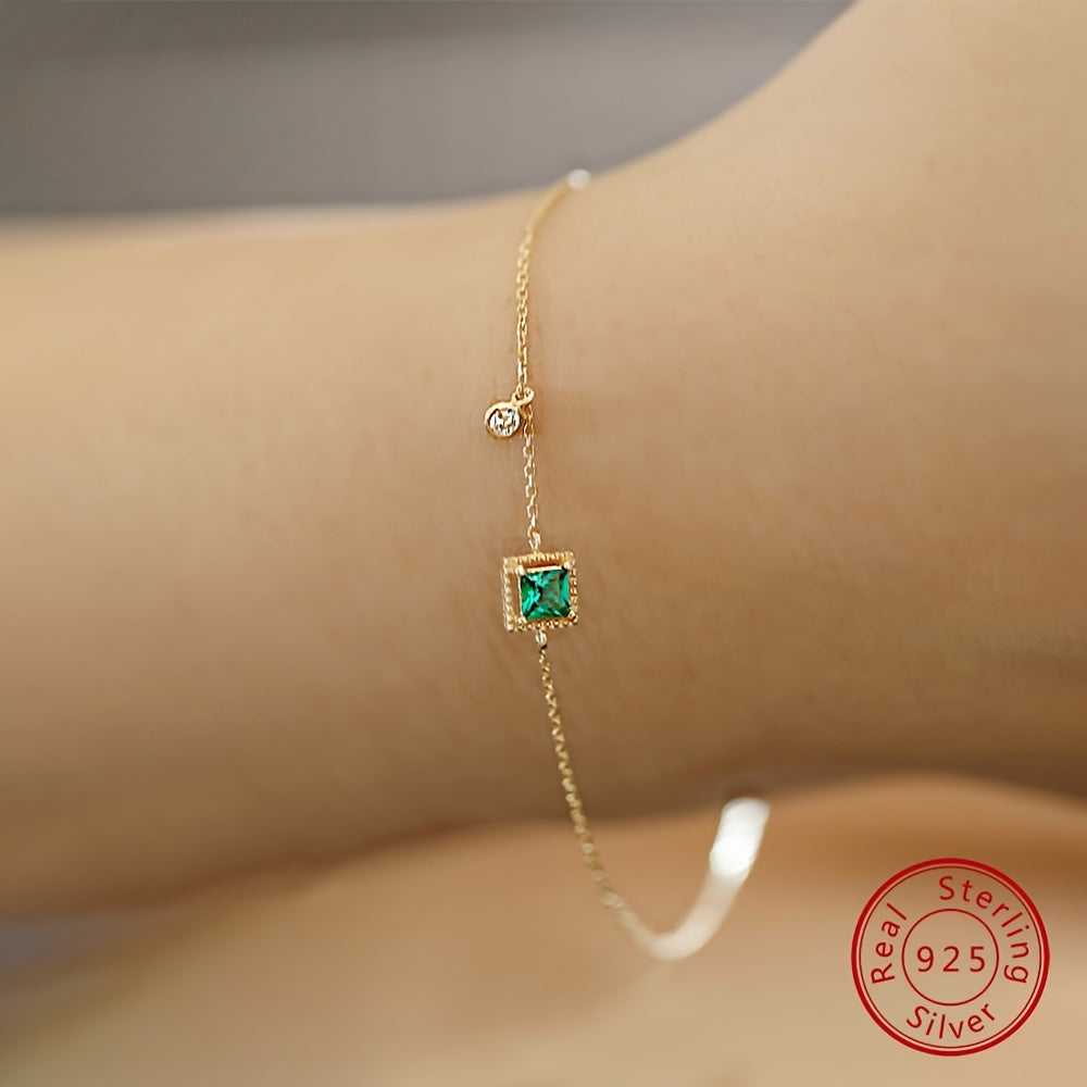 Simple yet elegant, this high-end S925 sterling silver bracelet is the perfect accessory for any woman. With a Japanese light luxury retro design, this thin bracelet is sure to complement any outfit. It makes a great gift for your girlfriend on