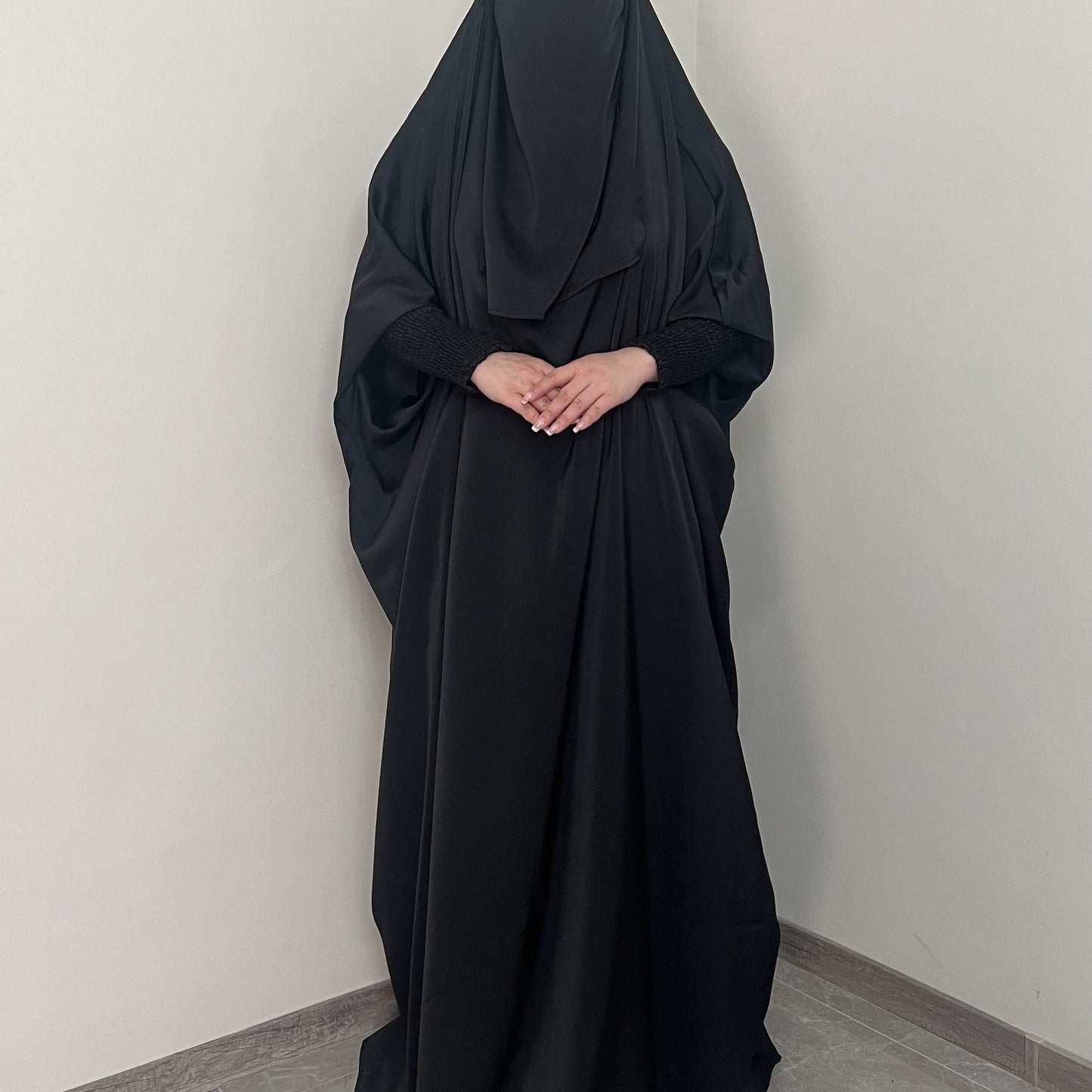 Free Size Modesty Dress with Attached Niqab