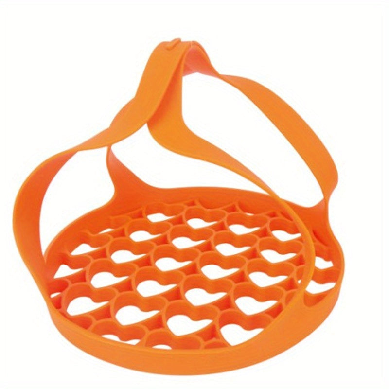 Silicone Bakeware Sling for 6 Qt/8 Qt Instant Pot, Ninja Foodi, and Multi-function Cooker - Anti-scalding Bakeware Lifter and Steamer Rack - BPA-Free Egg Steamer Rack - Pressure Cooker Accessory