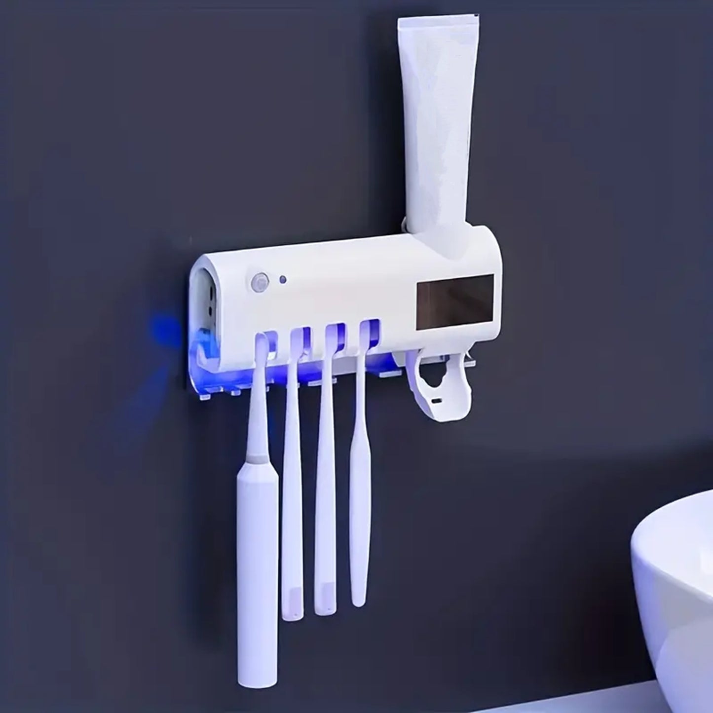 Revamp your oral hygiene with Toothbrush Holder, Wall Sticker, Toothpaste Dispenser, Wireless Charging and Solar Panel.