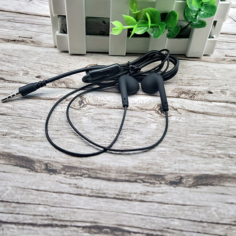 Wired U19 sports earphones with 3.5mm jack, push button call control, condenser mic, and skin-friendly material. Suitable for running and exercise.